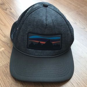 Patagonia Trucker grey hat. Worn one time.